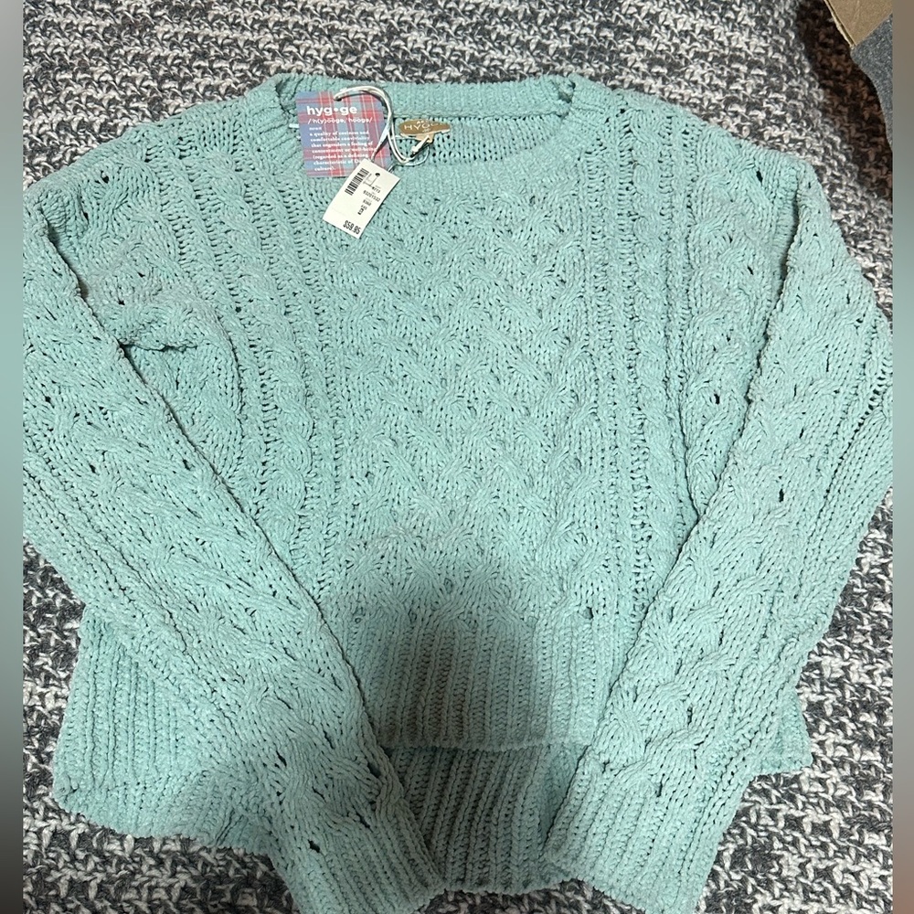 Aero blue knit sweater